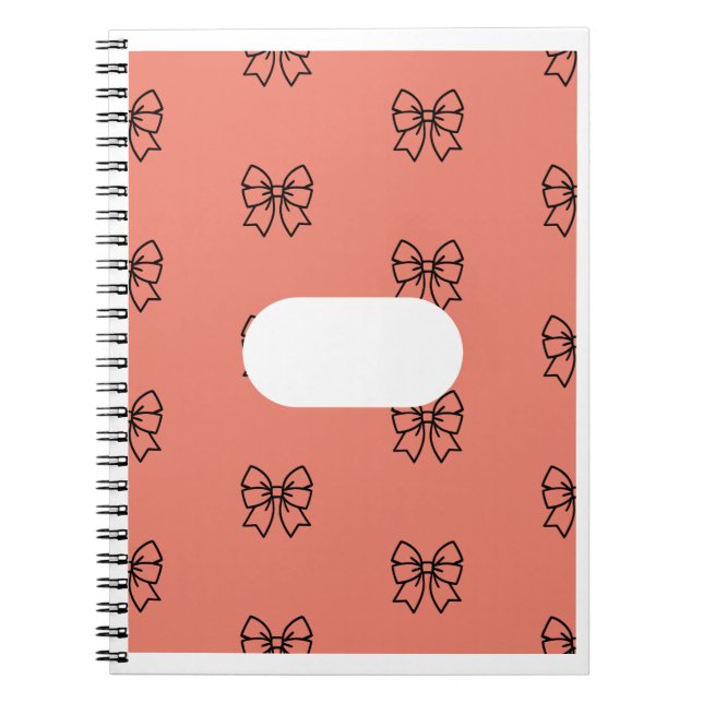 Cuaderno de Patrón de Lazo Coquette Rosa Lindo - P (Frente)
