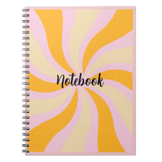 Cuaderno de patrón de ráfaga solar