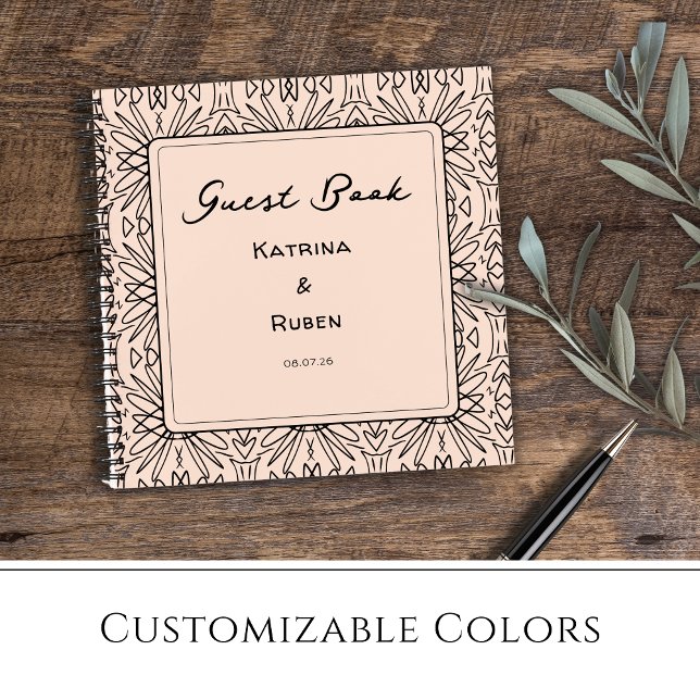 Cuaderno de patrón tribal de estilo bohemio (Subido por el creador)