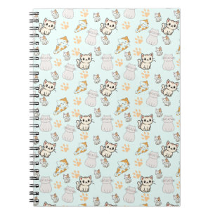 Cuaderno de patrones de adorables gatitos y patita