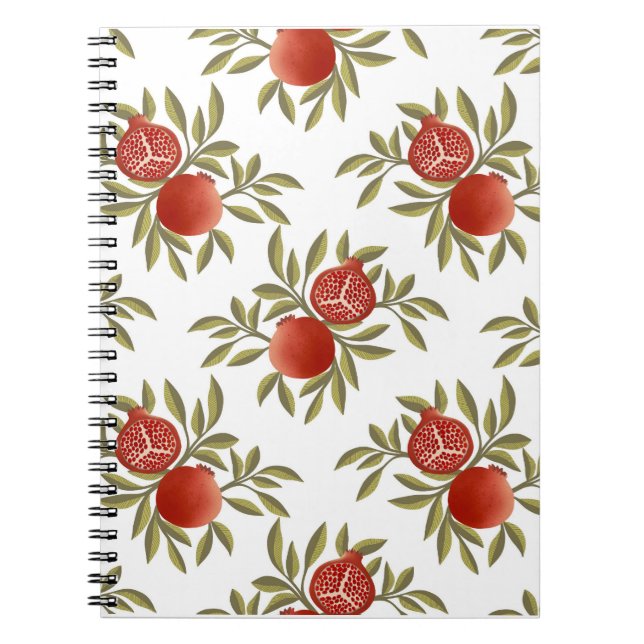 Cuaderno de patrones de granada colorido – Re vibr (Frente)