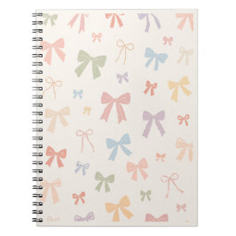 Cuaderno de patrones de lazo pastel artístico