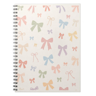 Cuaderno de patrones de lazo pastel artístico