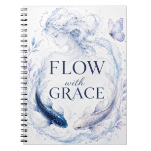 Cuaderno de peces Koi Fluye con gracia