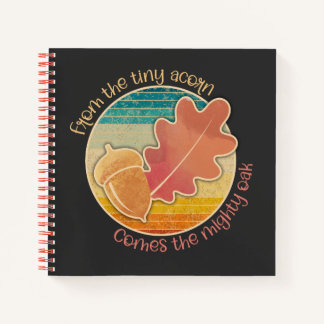 Cuaderno De pequeño maíz a poderoso roble - regalo de Acció