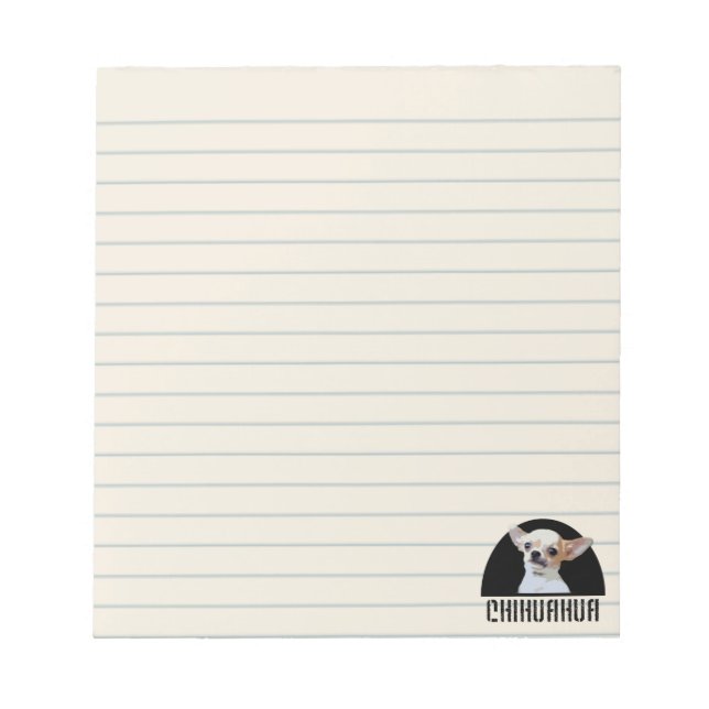 Cuaderno de perro Chihuahua (Frente)