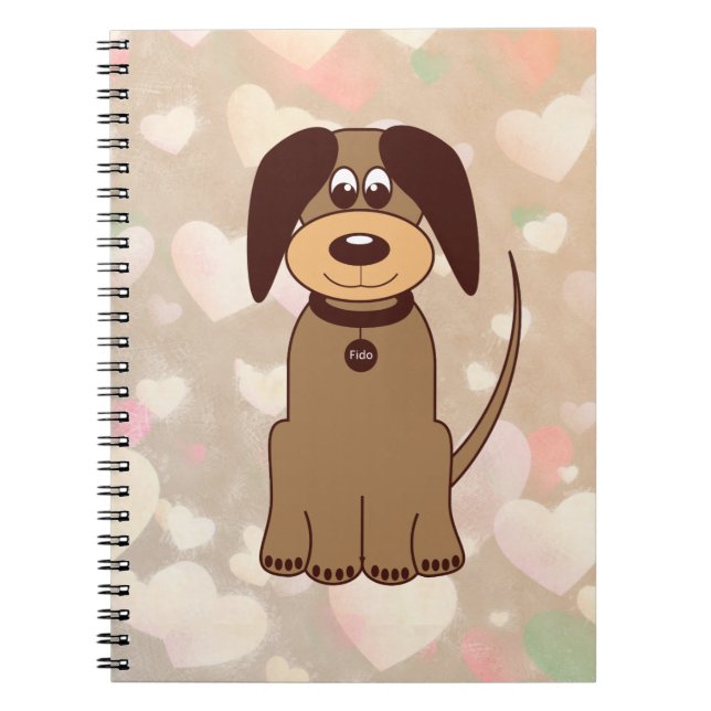 Cuaderno de Perro Marrón (Frente)
