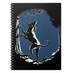 Cuaderno de perro sabueso Libro diario de perro