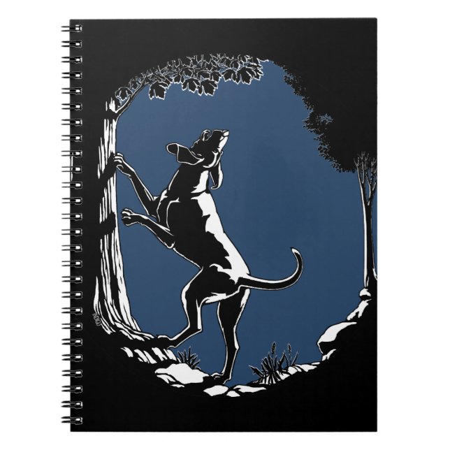 Cuaderno de perro sabueso Libro diario de perro (Frente)