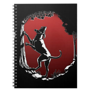 Cuaderno de perro sabueso Libro diario de perro