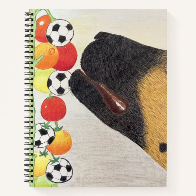Cuaderno de Perro y Tomates (Anverso)