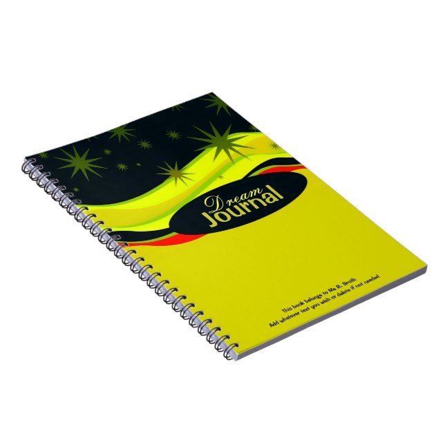 Cuaderno de Personalizado de diario de Dreamscapes (Lado Derecho)