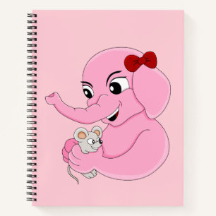 Cuaderno de personalizado de elefantes de clase