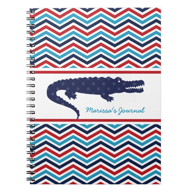 Cuaderno de Personalizado de gálibo rojo, blanco y (Frente)