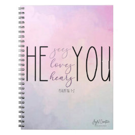 Cuaderno de personalizado espiral con tema cristia