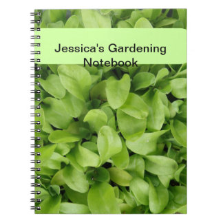Cuaderno de Personalizado Marigold Seedlings  Gard