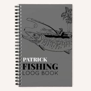 Cuaderno de pescadores del diario de pesca del lib