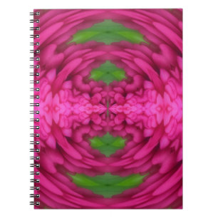 Cuaderno de Pétalos de flores rosadas abstractos