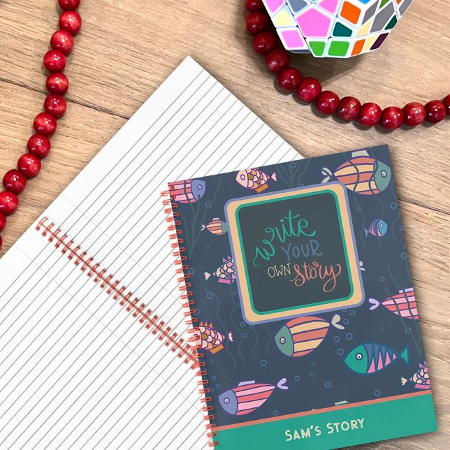 Cuaderno de Pez Lindo Escribe Tu Propia Historia (Subido por el creador)