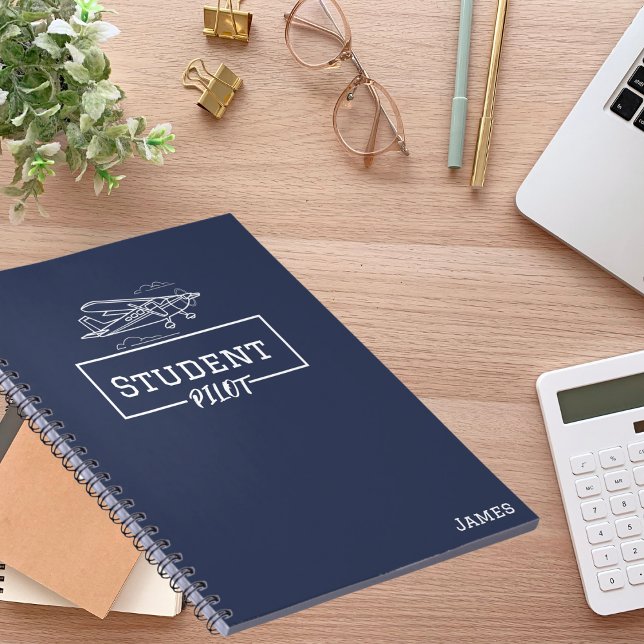 Cuaderno de piloto estudiante Cessna Avión Nubes N (Subido por el creador)