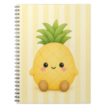 Cuaderno de Piña Kawaii Adorable