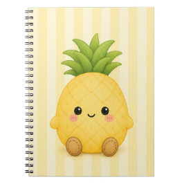 Cuaderno de Piña Kawaii Adorable