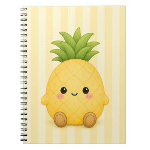 Cuaderno de Piña Kawaii Adorable