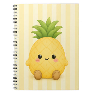 Cuaderno de Piña Kawaii Adorable