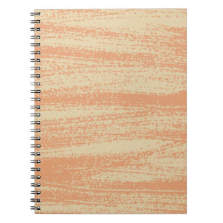 Cuaderno de pinceladas de pintura bronceada