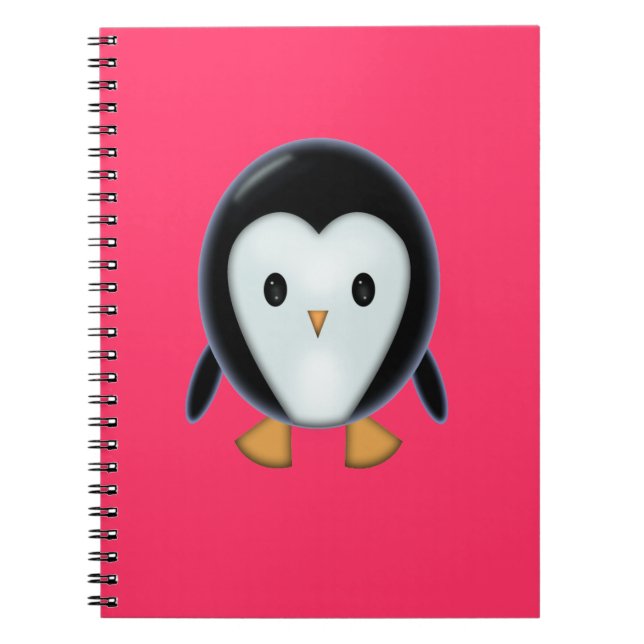 Cuaderno de Pingüino Adorable (Frente)