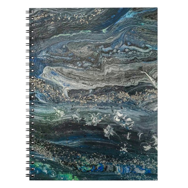 Cuaderno de pintura abstracta Dreams of the Ocean' (Frente)