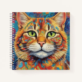 Cuaderno de pintura de gato