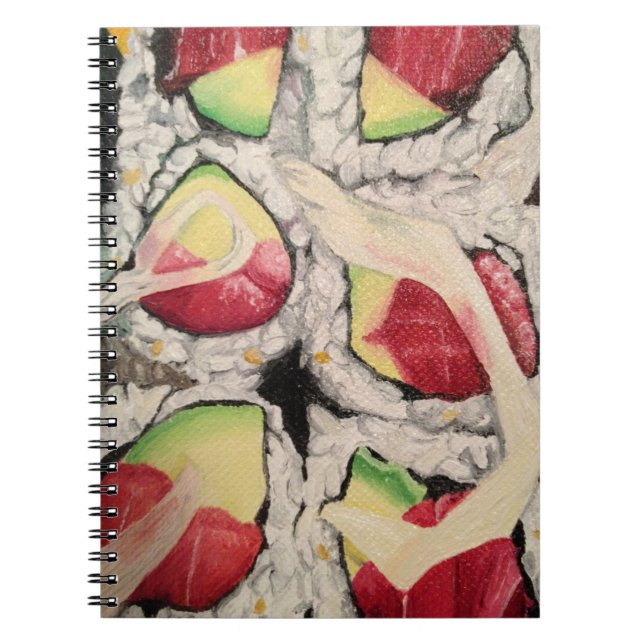 Cuaderno de pintura de sushi (Frente)