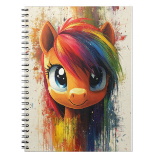 Cuaderno de pintura de unicornios