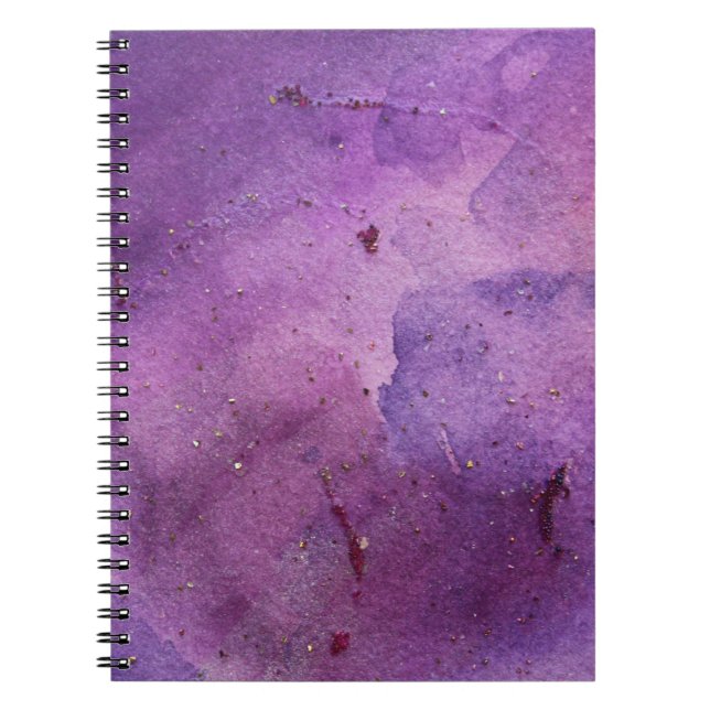 Cuaderno de pintura Purpurina morado (Frente)