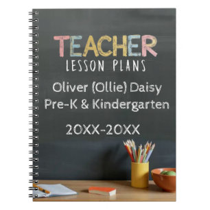 Cuaderno de Plan de Lecciones para Maestros con Es