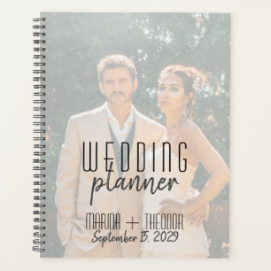 Cuaderno de Planeador de Boda con Foto Personaliza