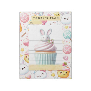 Cuaderno de Planeador Diario de conejitos y dulces