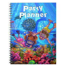 Cuaderno De Planeamiento Bajo El Fiesta Del Mar