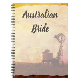 Cuaderno de planeamiento de boda de novias austral