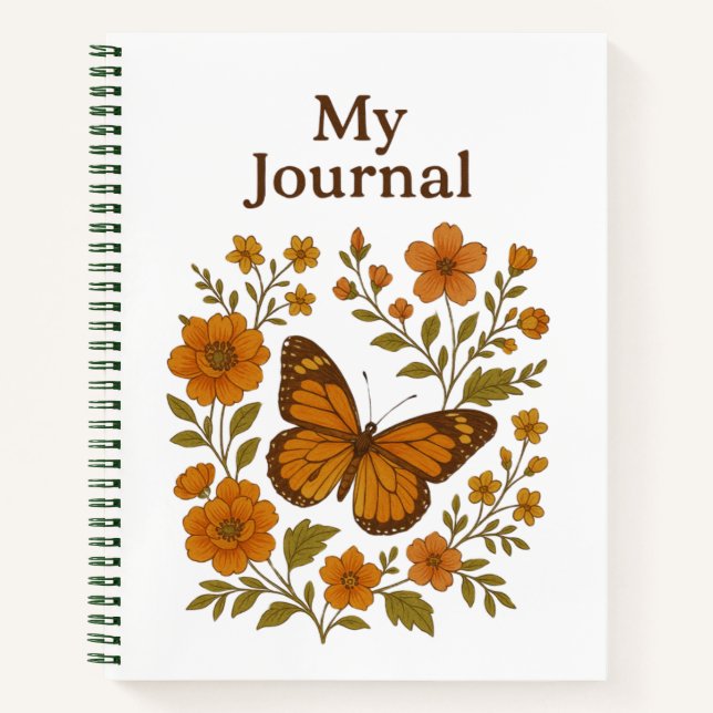 Cuaderno 🌸 de planeamiento de 🦋 mariposa (Anverso)