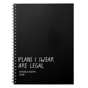Cuaderno de planes que juro que son legales – Humo