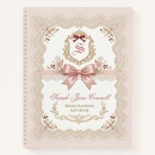 Cuaderno de planificación de boda de novia persona