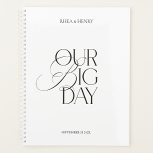Cuaderno de planificación de boda moderno "Nuestro