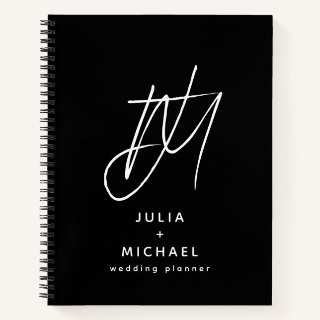 Cuaderno de planificación de boda personalizado co (Anverso)