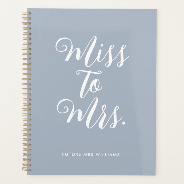 Cuaderno de planificación de boda simple moderno d (Anverso)