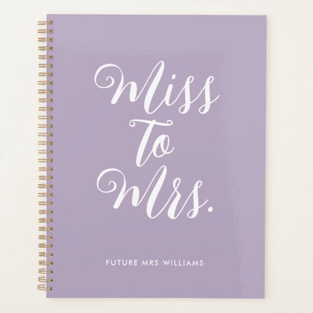 Cuaderno de planificación de boda simple moderno d (Anverso)