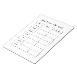 Cuaderno de Planificador de Comidas Semanal