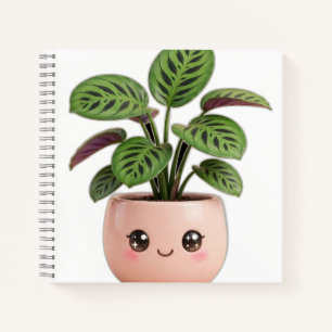 Cuaderno de planta de oración Kawaii planta de int