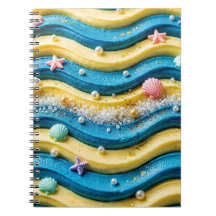 Cuaderno de Playa Costera Ola de Mar